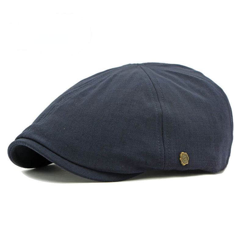 Sterling Brushed Cotton Flat Cap™ Low Crown Soft Brushed Finish
