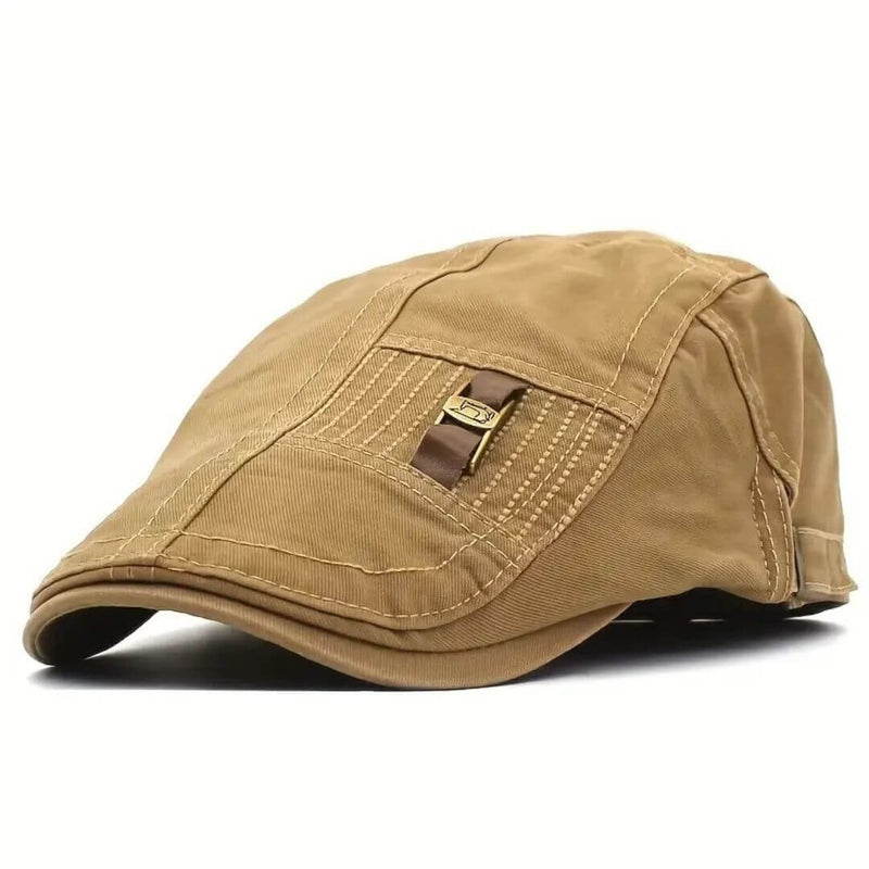 Sterling Twill Cotton Flat Cap™ Low Crown Adjustable Buckle