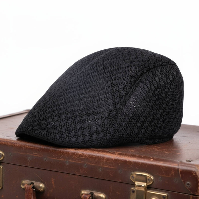 Sterling Mesh Flat Cap™ Ivy Woven Mesh Pattern