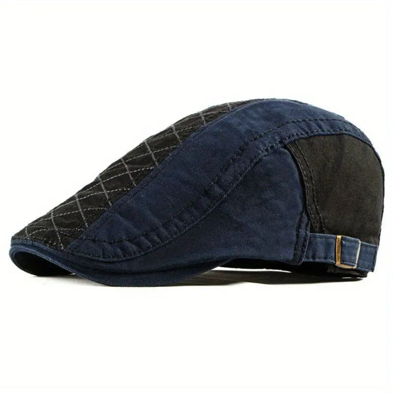Sterling Colorblock Driving Cap™ Low Crown Fabric Stitch Detail