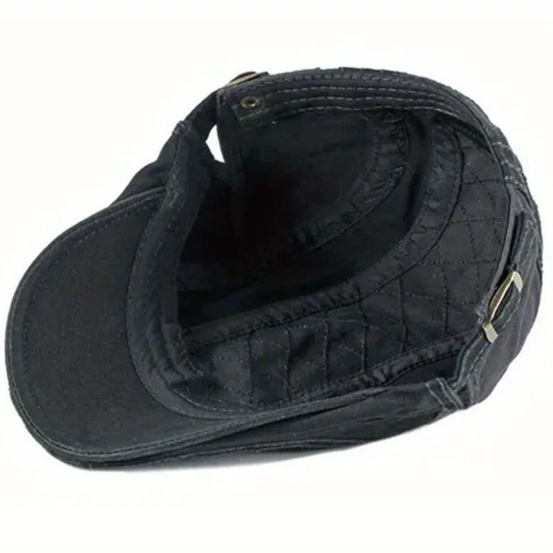 Sterling Colorblock Driving Cap™ Low Crown Fabric Stitch Detail