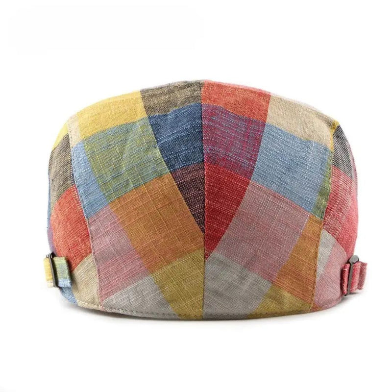 Sterling Plaid Driving Cap™ Ivy Textile Color Block Check