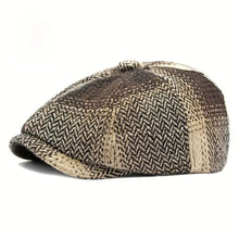 Sterling Wool Blend Newsboy Cap™ Low Crown Herringbone Panels