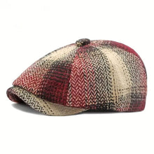 Sterling Wool Blend Newsboy Cap™ Low Crown Herringbone Panels