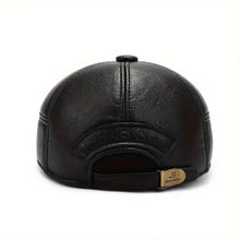 Sterling Leather Flat Cap™ Ivy Shape Smooth Stitched Panels