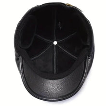 Sterling Leather Flat Cap™ Ivy Shape Smooth Stitched Panels