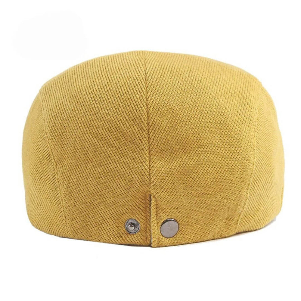 Sterling Corduroy Flat Cap™ Ivy Shape Ribbed Fabric Tonal Seam