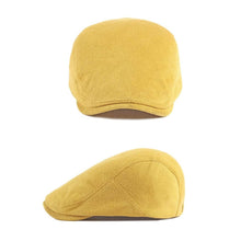 Sterling Corduroy Flat Cap™ Ivy Shape Ribbed Fabric Tonal Seam