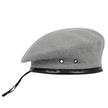 Sterling Wool Blend Military Beret™ Flat Top Wool Blend Eyelets