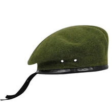 Sterling Wool Blend Military Beret™ Flat Top Wool Blend Eyelets