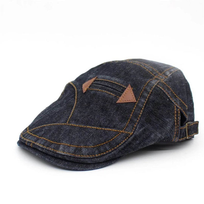 Sterling Washed Denim Cap™ Ivy Denim Contrast Patch Stitch