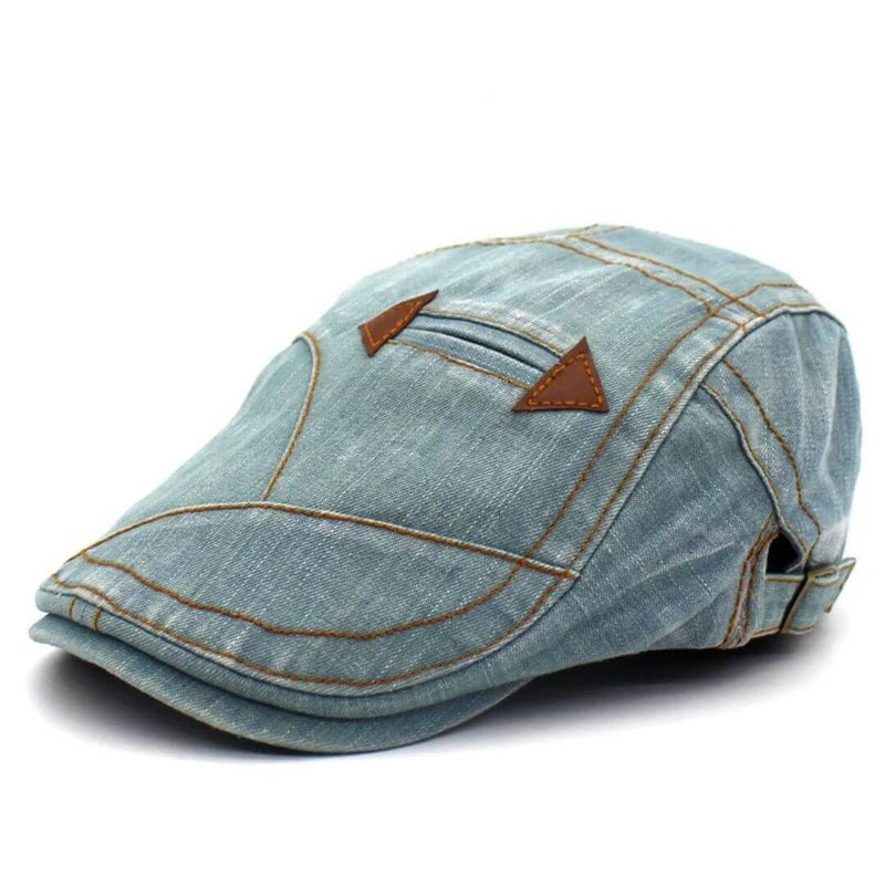 Sterling Washed Denim Cap™ Ivy Denim Contrast Patch Stitch