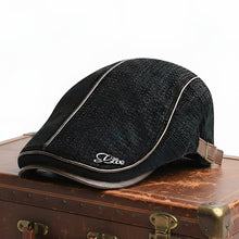 Sterling Knitted Flat Cap™ Ivy Knit Contrast Piping
