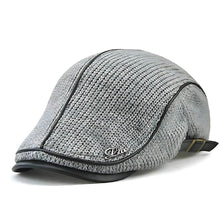 Sterling Knitted Flat Cap™ Ivy Knit Contrast Piping