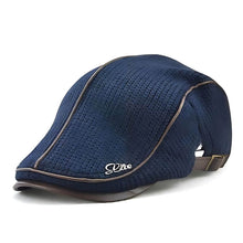Sterling Knitted Flat Cap™ Ivy Knit Contrast Piping