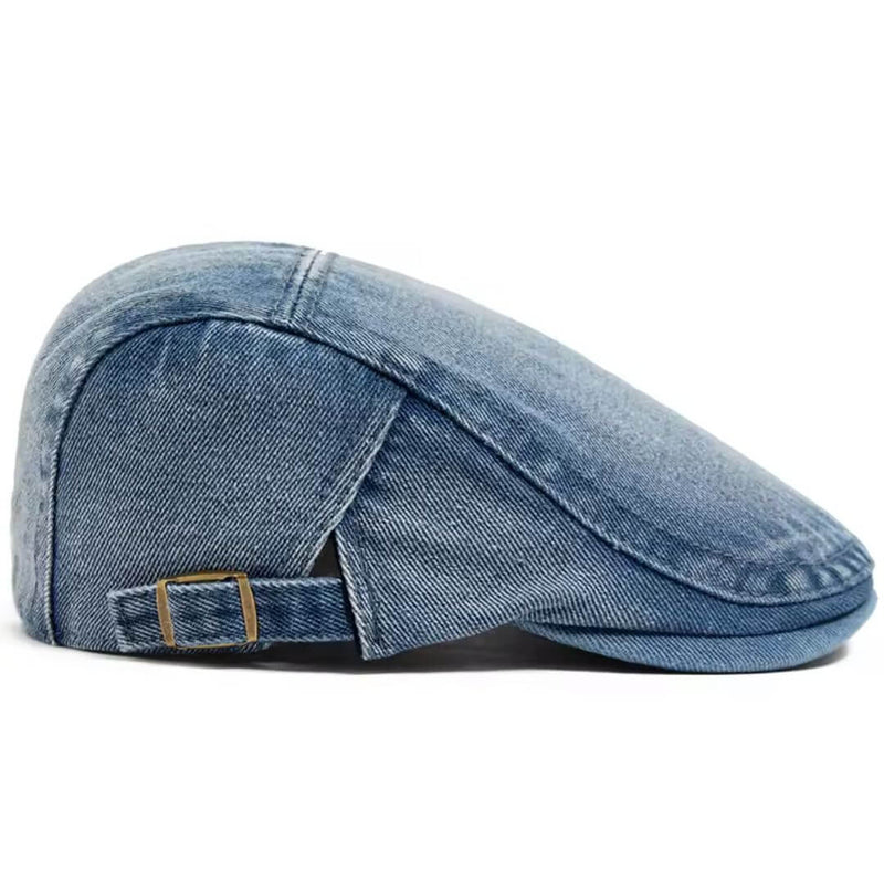 Sterling Stonewashed Denim Cap™ Low Crown Denim Buckle Strap