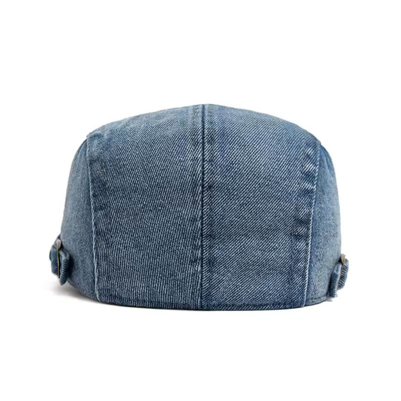 Sterling Stonewashed Denim Cap™ Low Crown Denim Buckle Strap