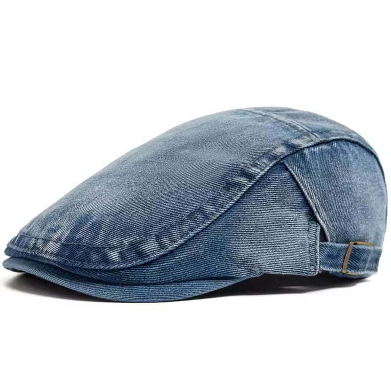Sterling Stonewashed Denim Cap™ Low Crown Denim Buckle Strap