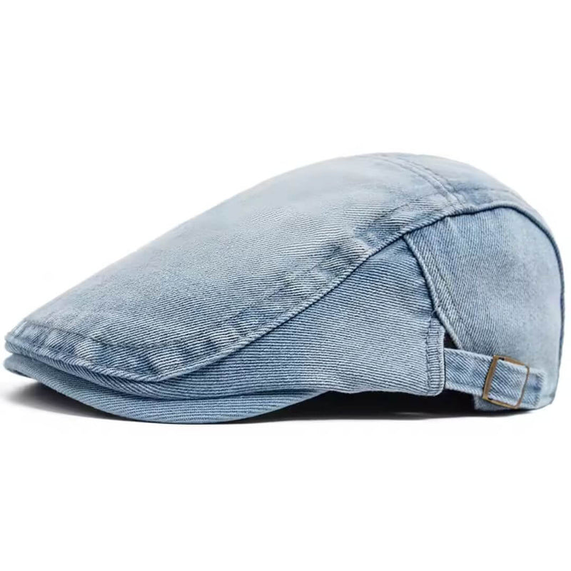 Sterling Stonewashed Denim Cap™ Low Crown Denim Buckle Strap