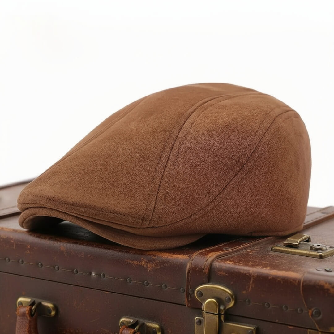 Sterling Brushed Cap™ Flat Crown Brushed Fabric Paneled Seam