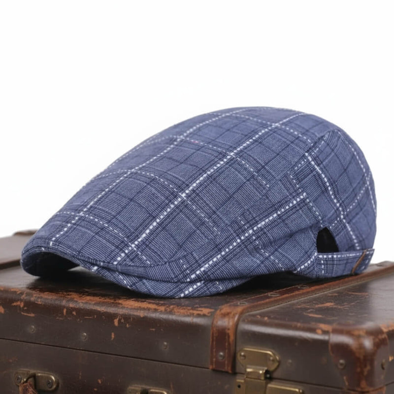 Sterling Plaid Fabric Ivy Cap™ Low Profile Cotton Brim