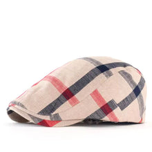 Sterling Cotton Plaid Flat Cap™ Low Crown Cotton Plaid Detail