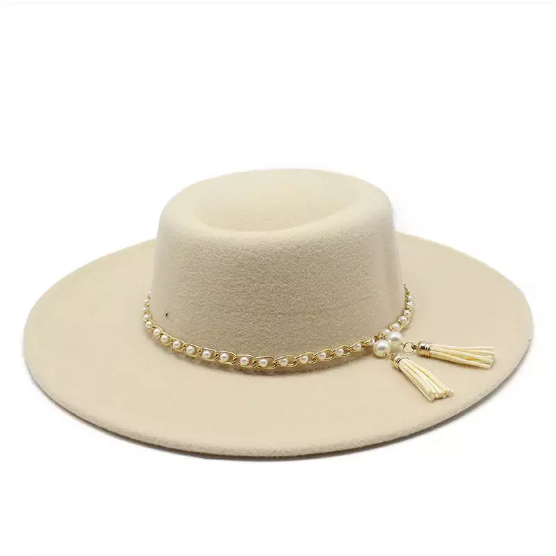 Sterling Besanzon™ Porkpie Cotton Hat With Wide Brim