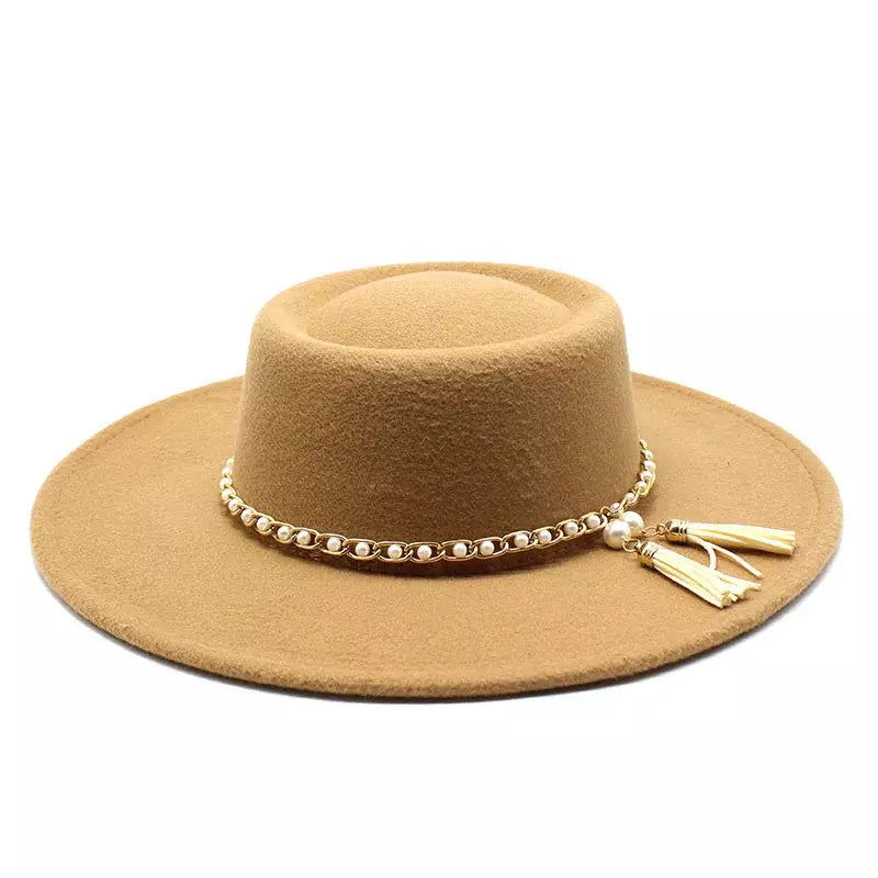Sterling Besanzon™ Porkpie Cotton Hat With Wide Brim