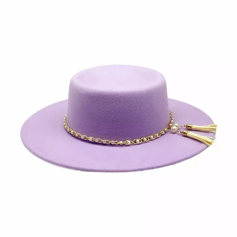 Sterling Besanzon™ Porkpie Cotton Hat With Wide Brim