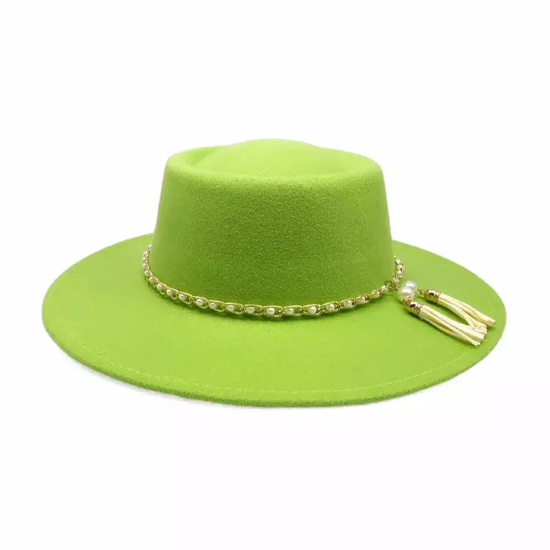 Sterling Besanzon™ Porkpie Cotton Hat With Wide Brim