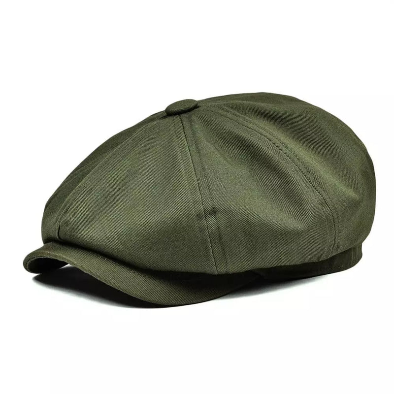 Sterling Birmingham™ Cotton Newsboy Cap Soft Brim Detail