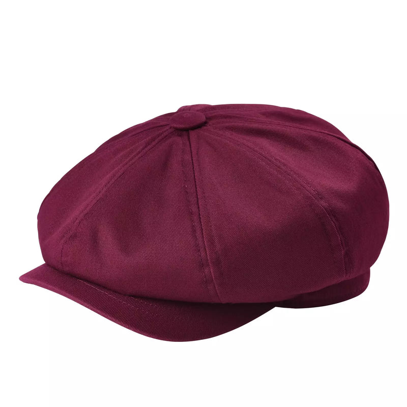 Sterling Birmingham™ Cotton Newsboy Cap Soft Brim Detail