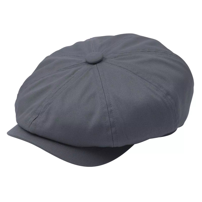 Sterling Birmingham™ Cotton Newsboy Cap Soft Brim Detail