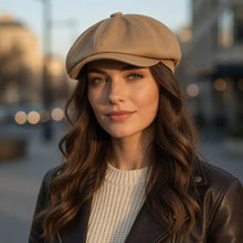 Sterling Birmingham™ Cotton Newsboy Cap Soft Brim Detail
