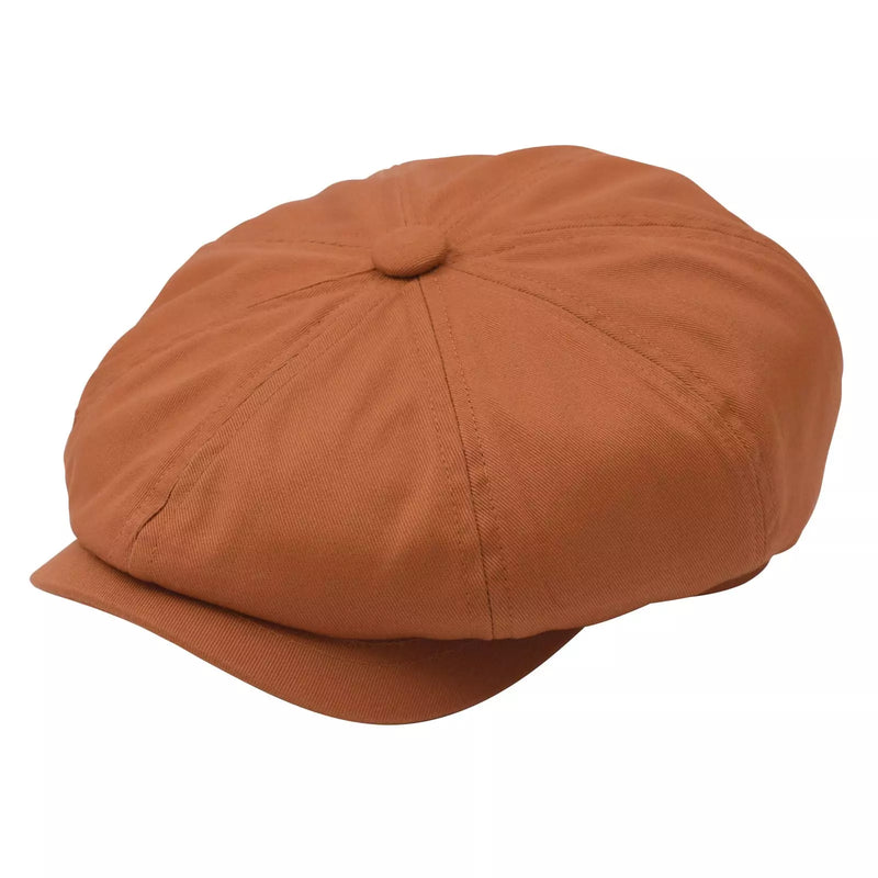 Sterling Birmingham™ Cotton Newsboy Cap Soft Brim Detail