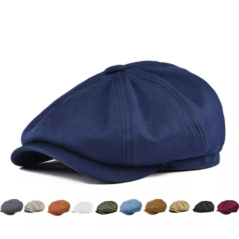 Sterling Birmingham™ Cotton Newsboy Cap Soft Brim Detail