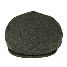 Sterling Birmingham Herringbone Wool Flat Cap™ Soft Brim Detail