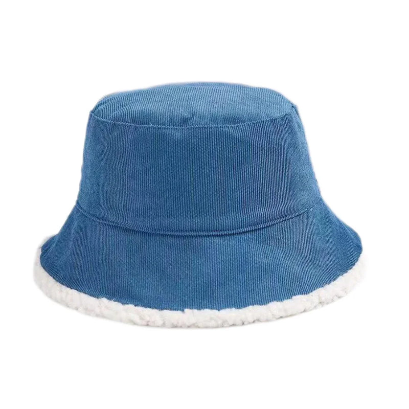 Sterling Blaine Bucket™ Hat Corduroy Faux Fur Lining