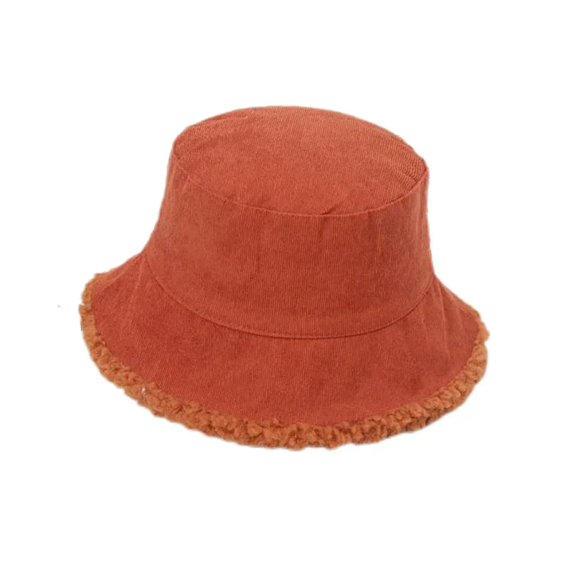 Sterling Blaine Bucket™ Hat Corduroy Faux Fur Lining