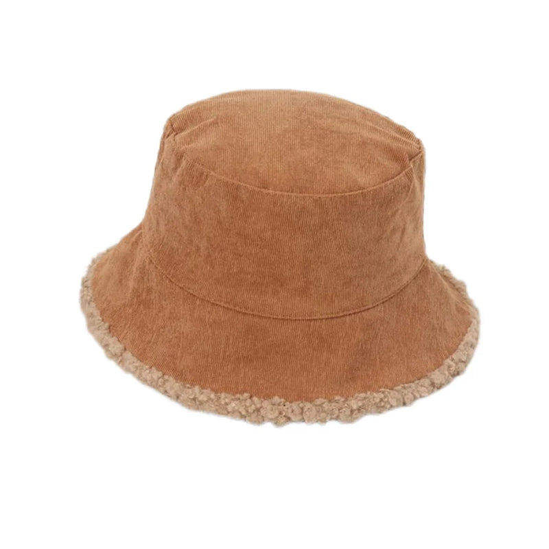 Sterling Blaine Bucket™ Hat Corduroy Faux Fur Lining