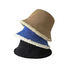 Sterling Blaine Bucket™ Hat Corduroy Faux Fur Lining
