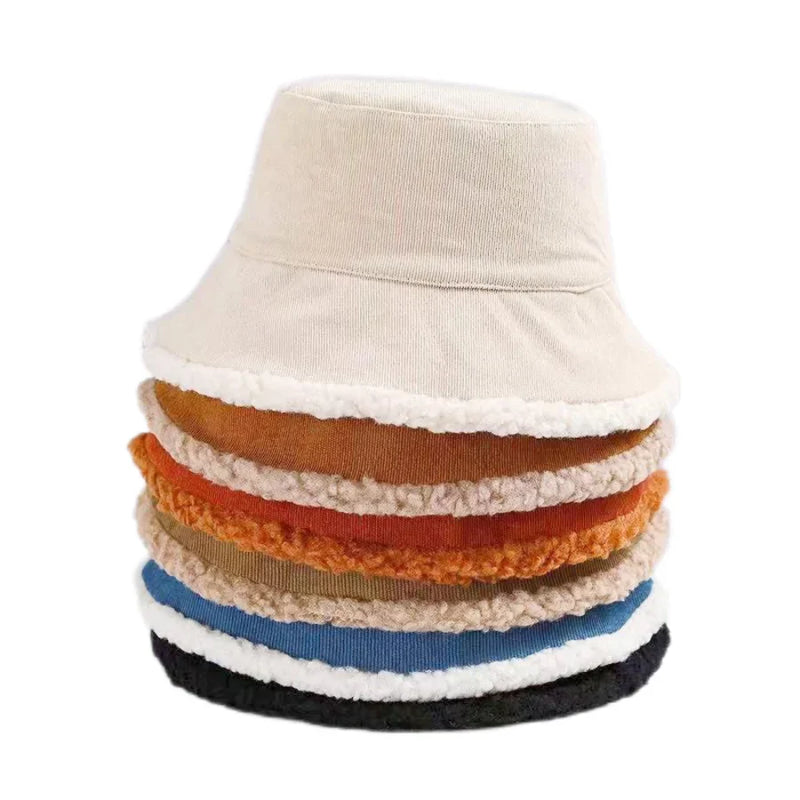Sterling Blaine Bucket™ Hat Corduroy Faux Fur Lining