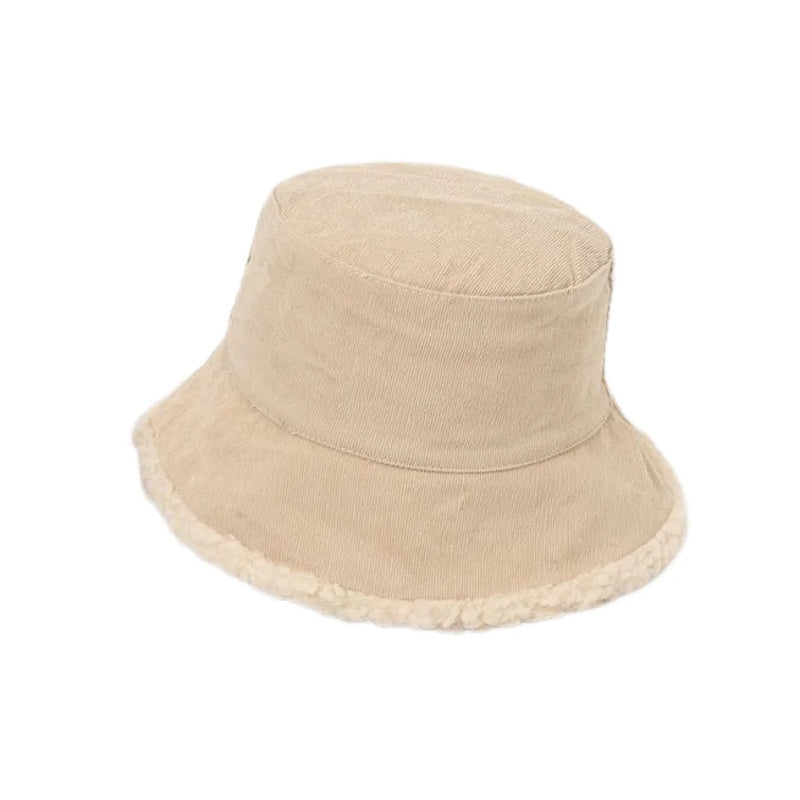 Sterling Blaine Bucket™ Hat Corduroy Faux Fur Lining
