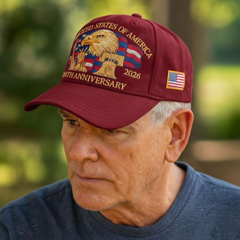 Sterling Patriotic Eagle™ Baseball Cap Curved Brim Patch