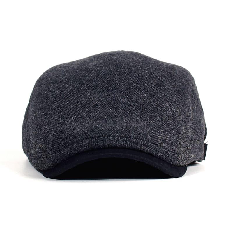 Sterling Cambridge™ Herringbone Wool Flat Cap Adjustable Fit