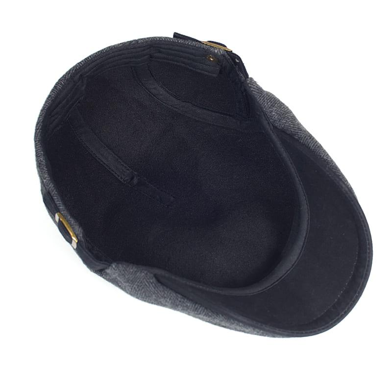 Sterling Cambridge™ Herringbone Wool Flat Cap Adjustable Fit