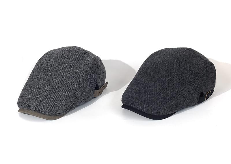 Sterling Cambridge™ Herringbone Wool Flat Cap Adjustable Fit