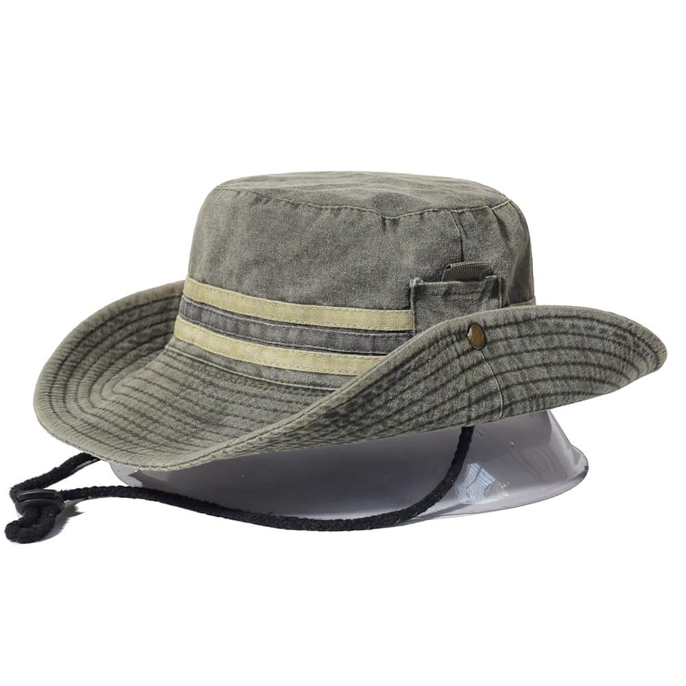 Sterling™ Catfish Wide Brimmed Bucket Hat Cotton Soft Sun Brim