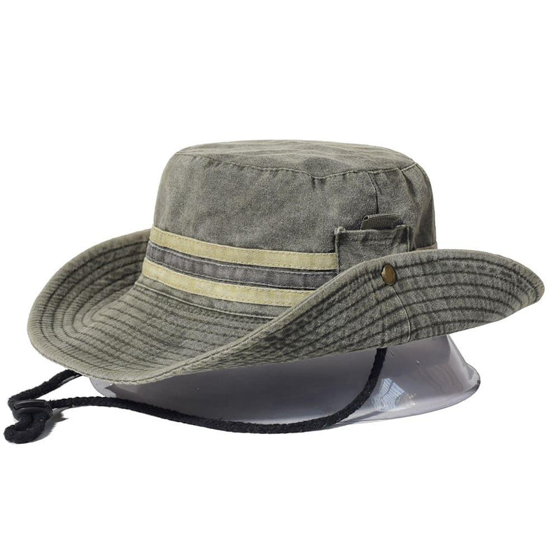 Sterling™ Catfish Wide Brimmed Bucket Hat Cotton Soft Sun Brim