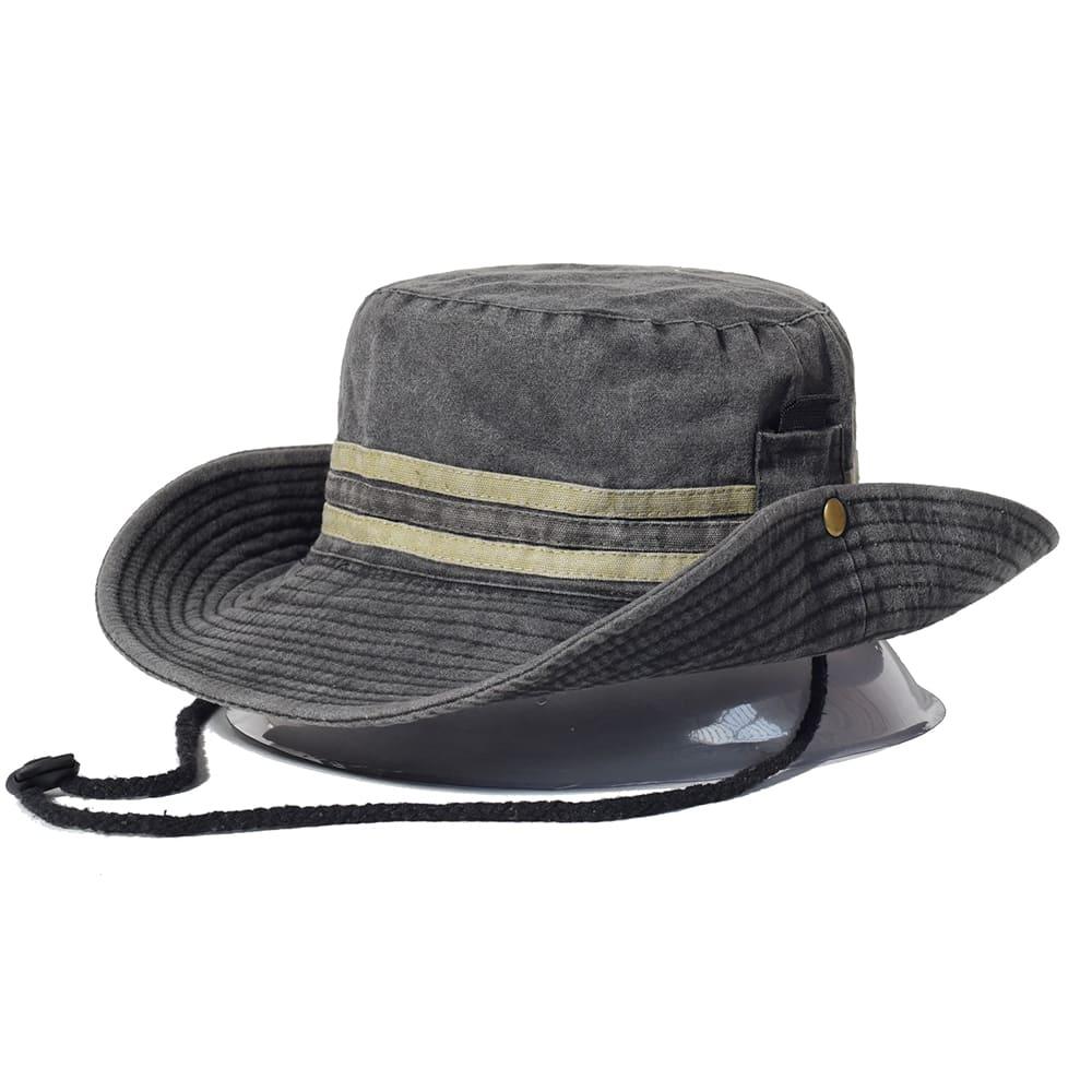 Sterling™ Catfish Wide Brimmed Bucket Hat Cotton Soft Sun Brim
